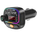 Swissten Transmisor FM Bluetooth 5.3 carga rápida 15.5W RGB MP3 Negro