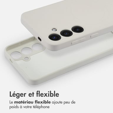 imoshion Coque Couleur avec MagSafe pour Samsung Galaxy S24 Plus - Beige