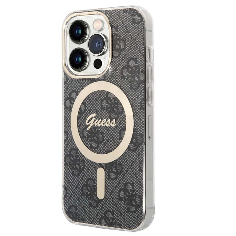 Guess Coque telephone - bumper telephone 4G GUHMP14XH4STK MagSafe Coque pour iPhone 14 Pro Max (67)