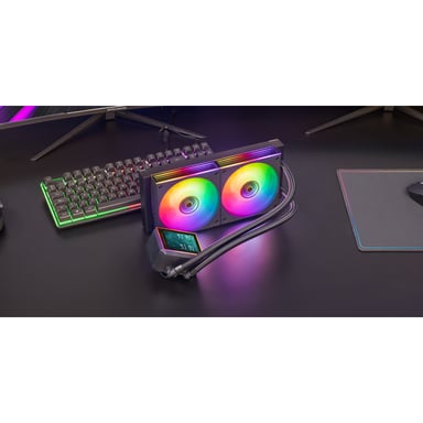 Raffreddamento Liquido Mars Gaming ML-VISIONII240 AIO 240mm con Schermo IPS Rotante da 2,8''
