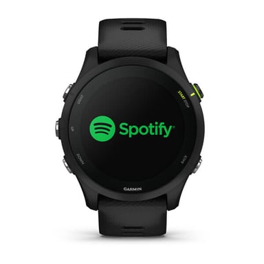 Forerunner 255 Music, Boitier noir de 46 mm avec bracelet Noir