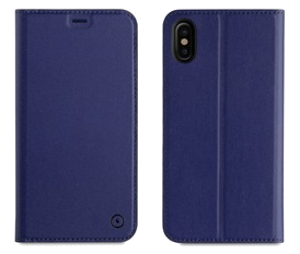 Folio Stand Bleu: Apple Iphone X/Xs