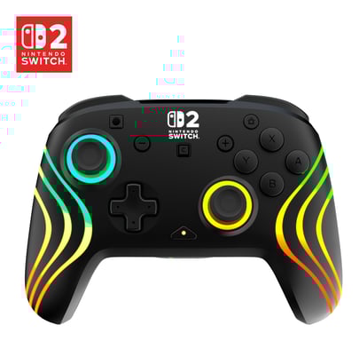Turtle Beach Afterglow Negro Mando de juego RGB inalámbrico para Nintendo Switch 2