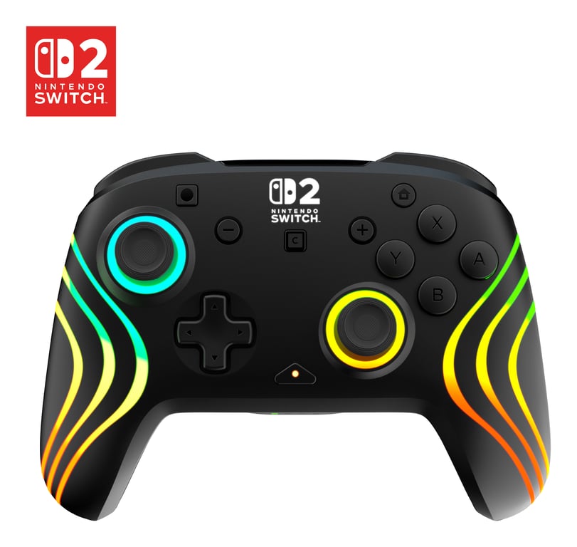 Turtle Beach Afterglow Wave Manette de gaming RGB sans fil Sous licence officielle pour Nintendo Switch 2 - vue 5