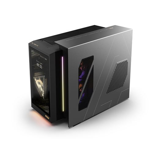 PC Gaming MSI MEG Vision X AI 2NVZ9 021FR B9285KVZ3264GS2TX11MALZ9 avec écran tactile avant Intel® Core™ Ultra 9 RAM SSD Nvidia GeForce RTX 5090 - vue 6