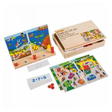 Juego Montessori: Busca y Suma para despertar la mente de los niños