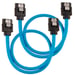 Corsair CC-8900251 cable de SATA 0,3 m SATA 7-pin Negro, Azul