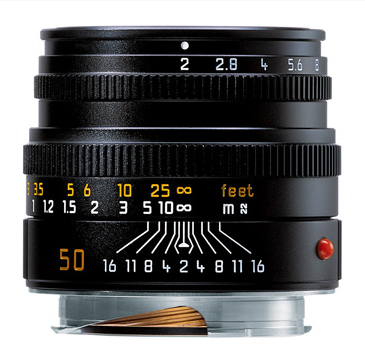 Leica Summicron-M 50 mm f/2 Negro
