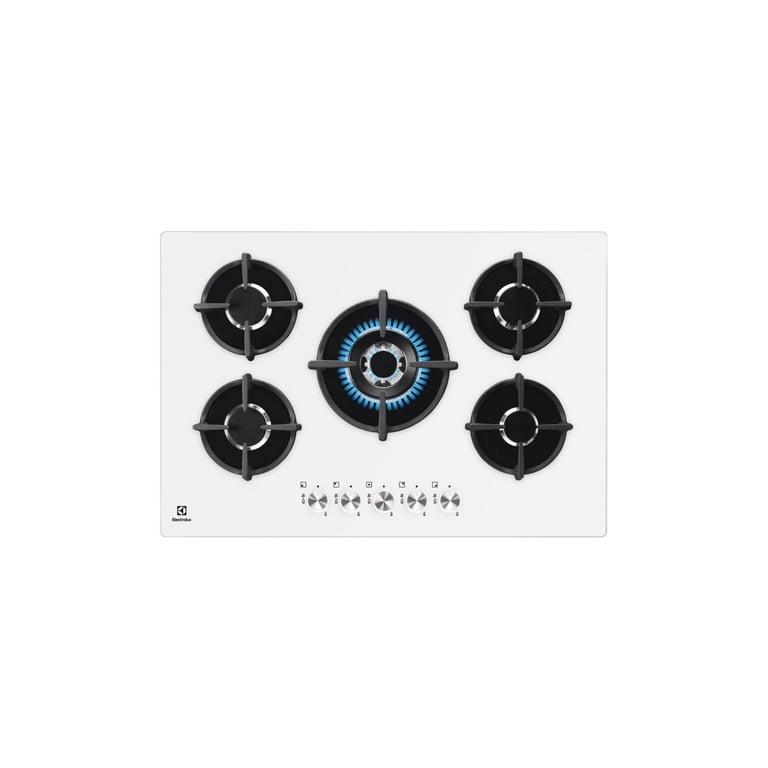 Electrolux KGG7537W Encastrable 74 cm Gaz 5 Brûleurs Neuf