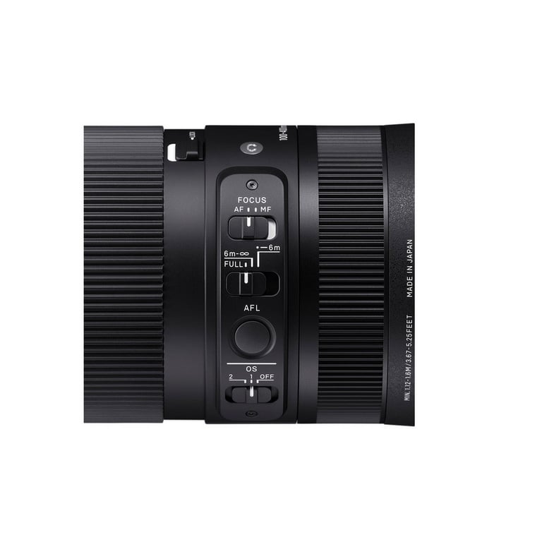 Objectif Hybride Sigma 100 400 mm f5 6.3 DG DN OS Contemporary pour Sony FE - vue 5
