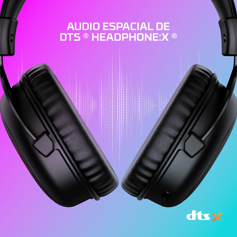 Casque De Jeu Sans Fil HyperX Cloud II Core – Autonomie 80h, Son Spatial DTS - vue 3