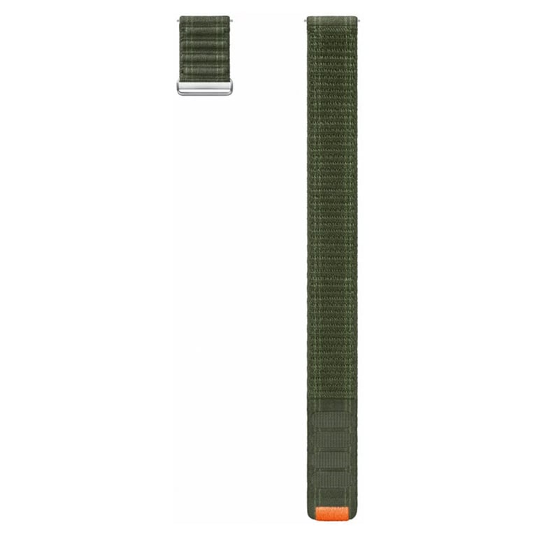 Samsung Bracelet confort chic original Watch7 pour Galaxy Watch 4 / 5 / 6 / 7 (20 mm) - S/M - Kaki - Neuf