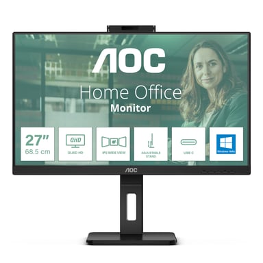 AOC Q27P3CW écran plat de PC 68,6 cm (27'') 2560 x 1440 pixels Quad HD LED Noir