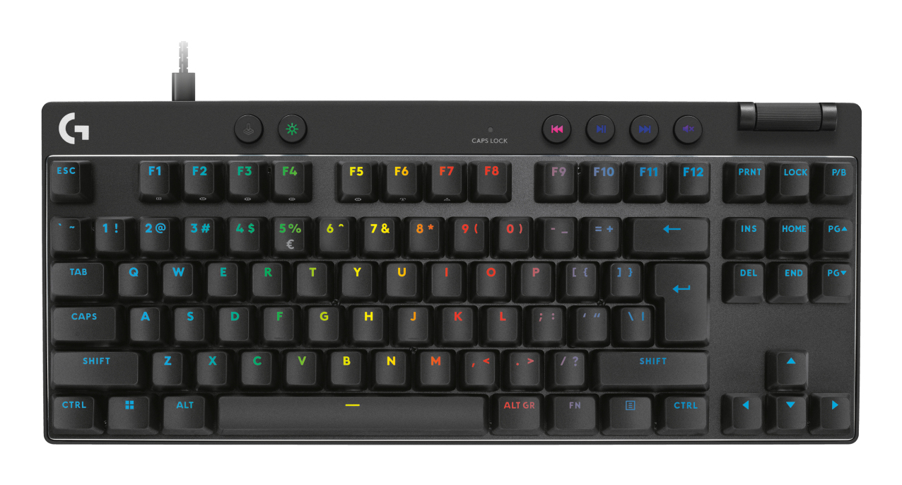 G PRO X TKL RAPID gaming filaire sans pave numerique avec touches analogiques magnetiques RVB lineaire QWERTY - vue 2