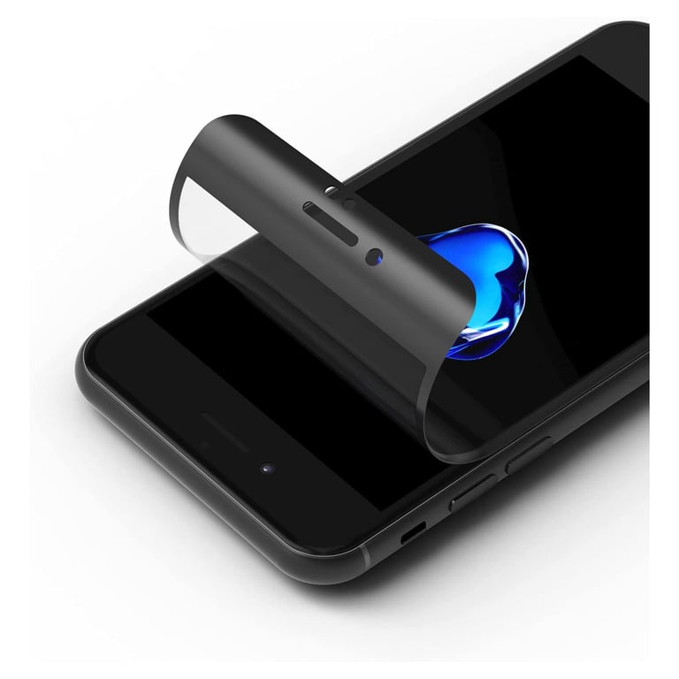 RhinoShield Protection écran 3D Impact compatible avec [iPhone SE (2020) /  8/7] 3X plus de protection contre les chocs - Bords incurvés 3D pour une  couverture complète - Résistance aux rayures -Noir? - RhinoShield