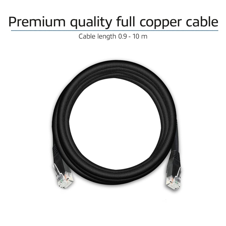 ACT AC4015 câble de réseau Noir 15 m Cat6 U/UTP (UTP) - vue 3