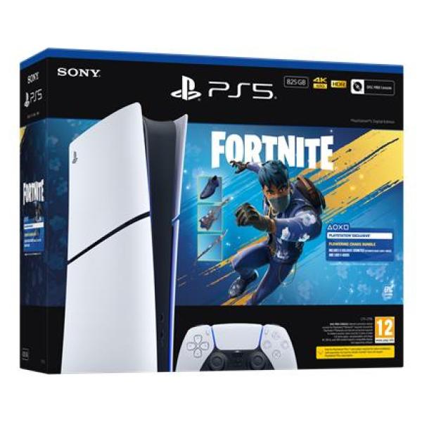 Pack PS5 Slim & Fortnite Flowering Chaos - Console de jeux PlayStation 5 Slim 825 Go (Digital) - Neuf
