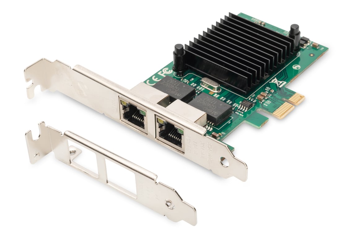 Digitus Carte PCI Express Dual Gigabit Ethernet 2 ports Neuf