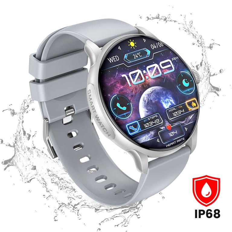 Montre Connectée Suivi Santé et Sport avec Écran AMOLED Étanche IP68 Neuf - vue 3