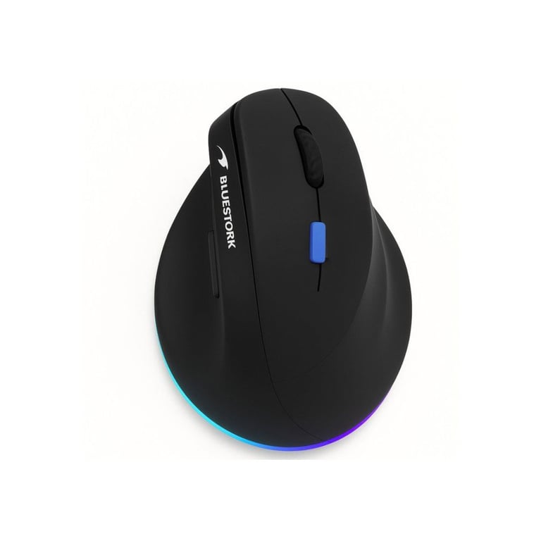 Souris Bluestork Ergo Lumi Pro – Ergonomique, Bluetooth/RF, 4800 DPI, 6 Boutons - vue 4