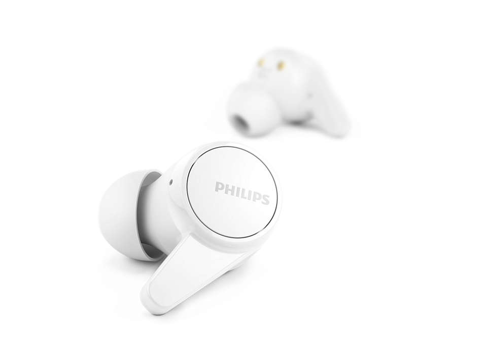 Philips 1000 series TAT1207WT/00 écouteur/casque Sans fil Ecouteurs  Bluetooth Blanc