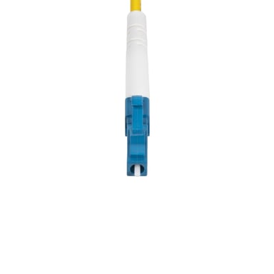 StarTech.com Cable de Fibra Óptica de 3m Simplex Monomodo LC a LC (UPC) OS2, 9/125µm, 40G/100G, Cable de Fibra Óptica, Insensible a la Curvatura, Baja Pérdida de Inserción, Cable Patch de Fibra LSZH
