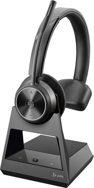 Poly Savi 7310 Office Casque Sans fil À la main Bureau/Centre d'appels Noir