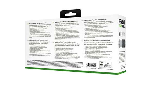 NACON MG-X Gris Bluetooth Manette de jeu Analogique/Numérique iOS