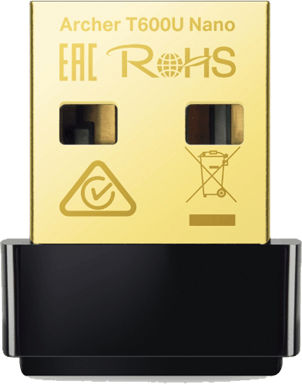 Adaptateur Archer T600U Nano USB WiFi AC600Mbps Noir TP-Link