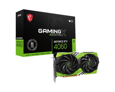 MSI GAMING GeForce RTX 4060 X NV EDITION 8G NVIDIA 8 Go GDDR6