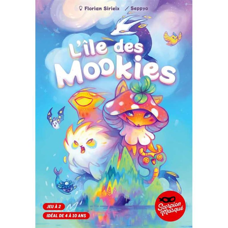Jeu de société enfant Scorpion Masqué L'île des Mookies 2 joueurs 4 à 10 ans - Neuf