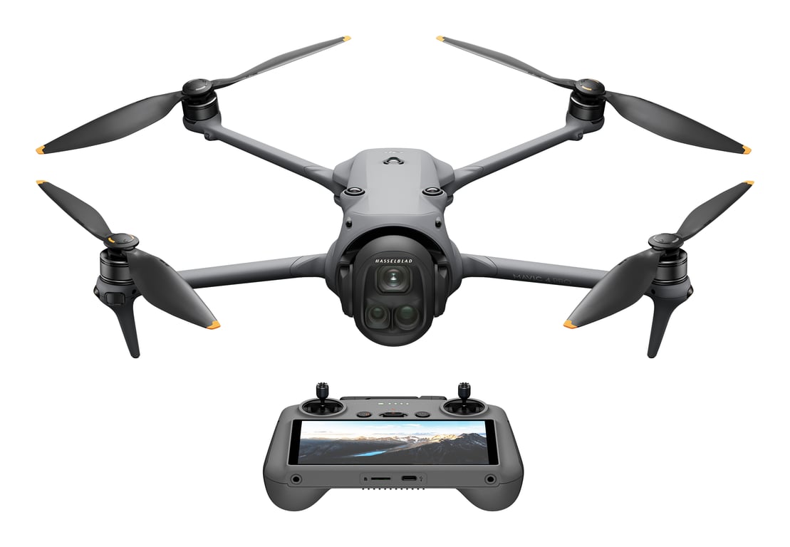 DJI Mavic 4 Pro Fly More Combo 4 rotors Quadcoptère 100 MP 12288 x 8192 pixels 6654 mAh Gris - Neuf