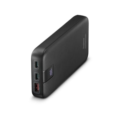 Hama 00201719 batería externa Polímero de litio 20000 mAh Antracita