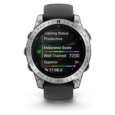 Anello in acciaio inossidabile per Garmin Fenix 8 Silver 51MM