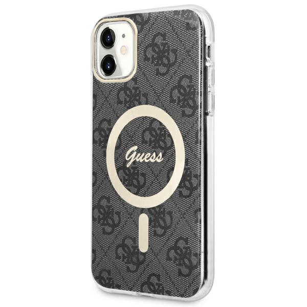 Guess 4G MagSafe - Coque pour iPhone 11 (Noir) - 3666339126797