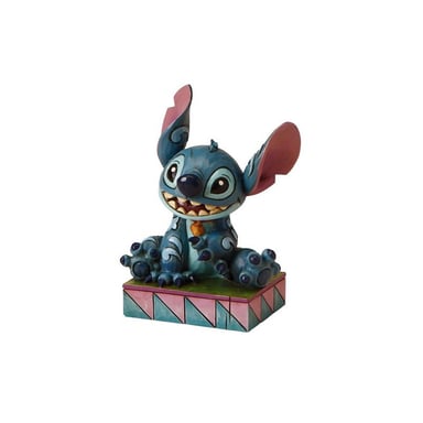 Lilo Y Stitch Disney Tradiciones Estatuilla Stitch Sentado Y Sonriendo