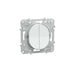 Mécanisme double va et vient SCHNEIDER ELECTRIC OVALIS 10AX S320214 deux bascules ovales profil bas Blanc