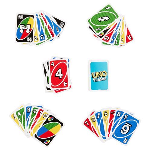 Jeu classique Mattel Uno Teams - Neuf