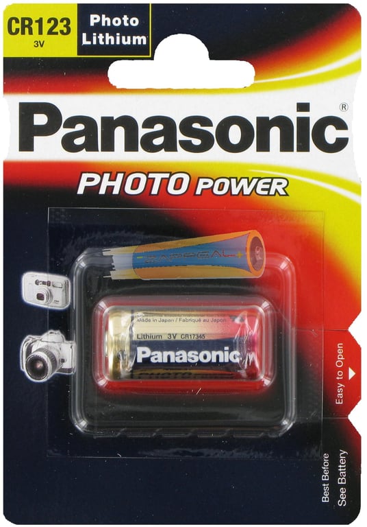 Panasonic CR123 - vue 3