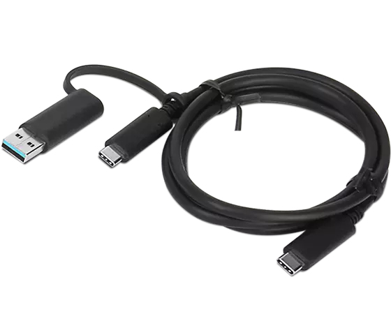 Lenovo 4X90U90618 cable USB USB 3.2 Gen 1 (3.1 Gen 1) 1 m USB A/USB C USB C Negro - Nuevo