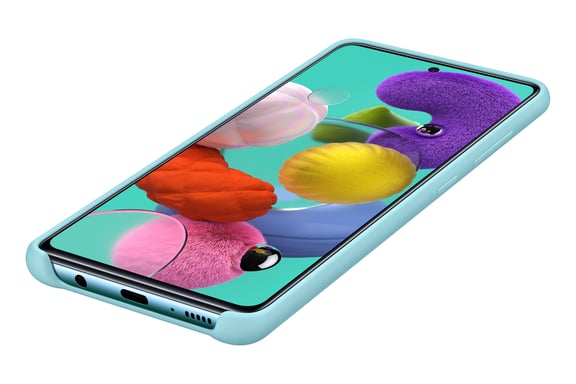 Samsung EF-PA515TLEGEU coque de protection pour téléphones portables 16,5 cm (6.5'') Housse Bleu Samsung Galaxy A51