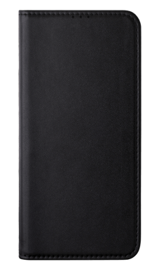 Coque clapet folio avec fente pour cartes & support pour Huawei P Smart+, Noir