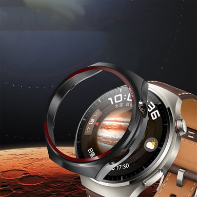 Coque PC avec protection d'écran pour Huawei Watch 4 Pro - Noir