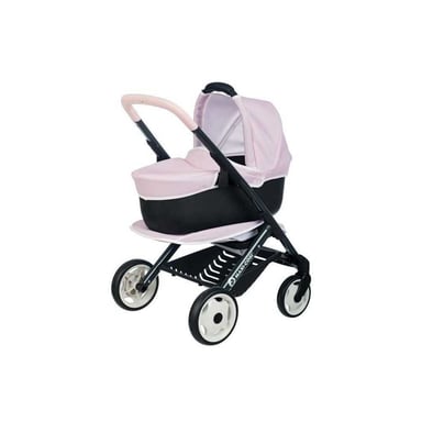 Silla de paseo 3 en 1 SMOBY Maxi-Cosi con capazo extraíble y ruedas multidireccionales Rosa