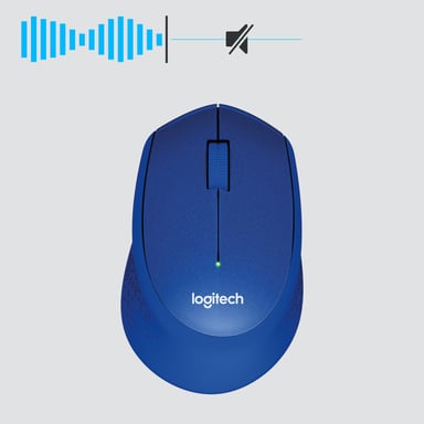 Logitech M330 Silent Plus - Blu