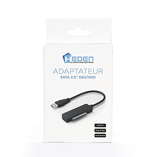 Adaptateur HDDSSD 2.5'' HEDEN USB3.0 SATA Neuf - vue 3
