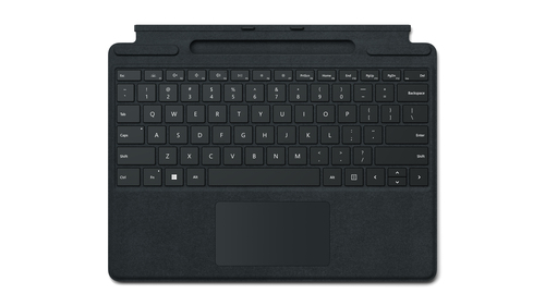 Microsoft Surface Pro Signature Keyboard Negro Microsoft Cover port AZERTY Francés
