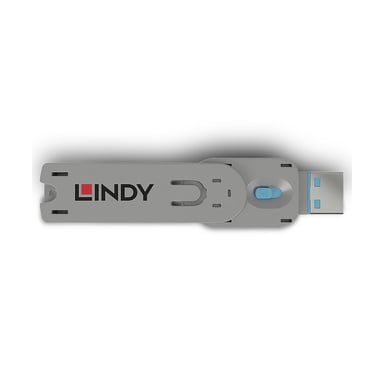 Clé pour bloqueur de port USB type A, bleu