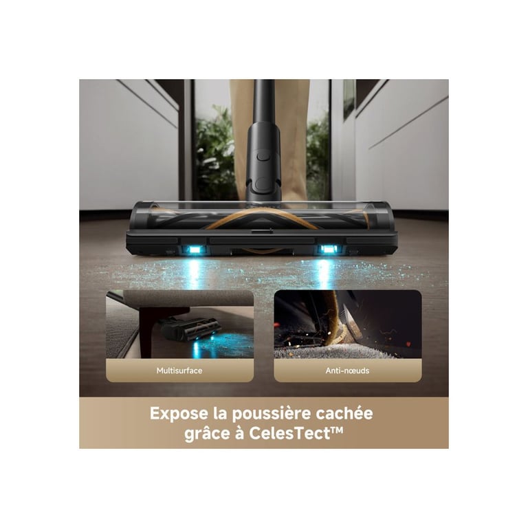 Aspirateur Balai Dreame Z10 – Puissance 210AW, Filtration 99,99% HEPA - vue 3