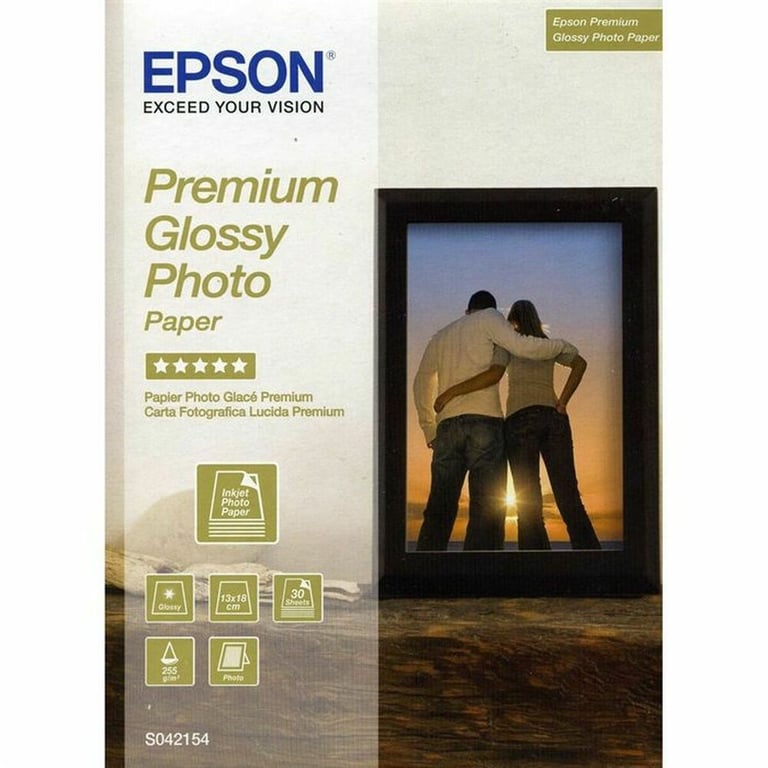 Papier Photo Premium EPSON 130x180mm 30 feuilles /m2 - vue 3